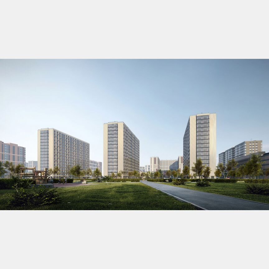 2-к. квартира, 59 м², 2/16 эт.