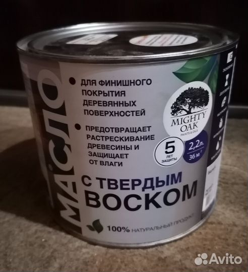 Масло Mighty Oak с твердым воском