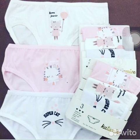 Трусики для девочки на 3-4/5-6