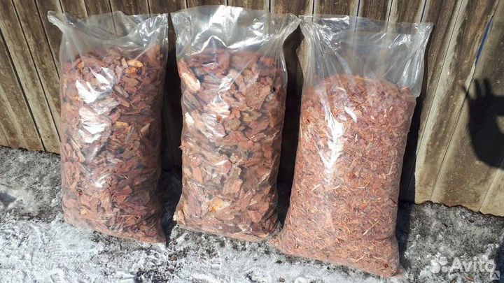 Мульча кора лиственницы
