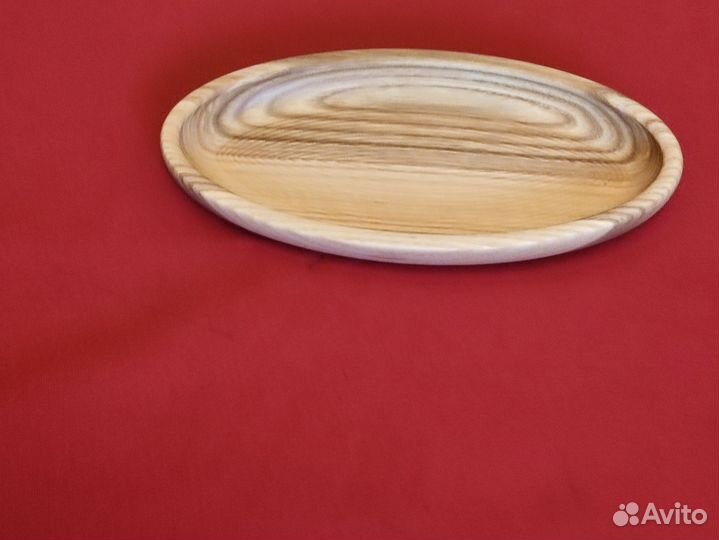 Менажница овальная, малая, Ручной работы, Ясень