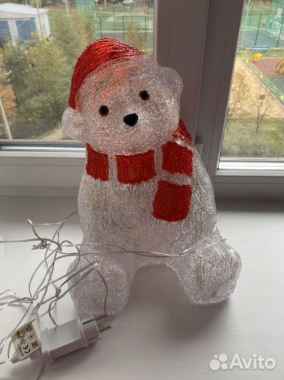 Новогодние украшение медведь