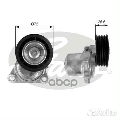 Ролик поликлинового ремня натяжной T38408 Gates
