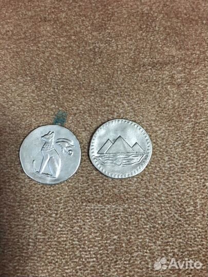 Серебреная монета из Египта