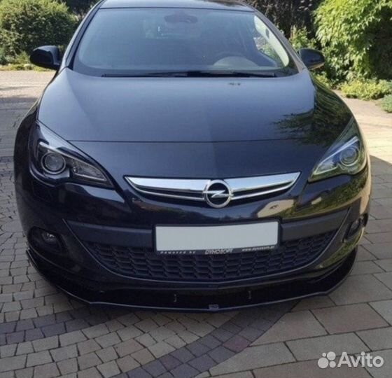 Сплиттер на бампер maxton design Opel Astra GTC
