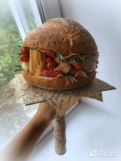 Съедобные мужские букеты