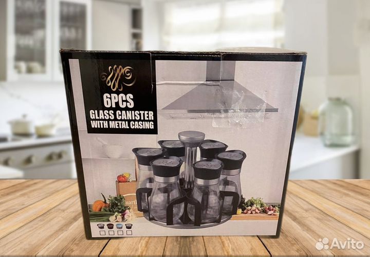 Набор баночек для специй