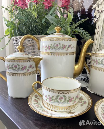 Чайный сервиз Limoges Франция 1930-1941