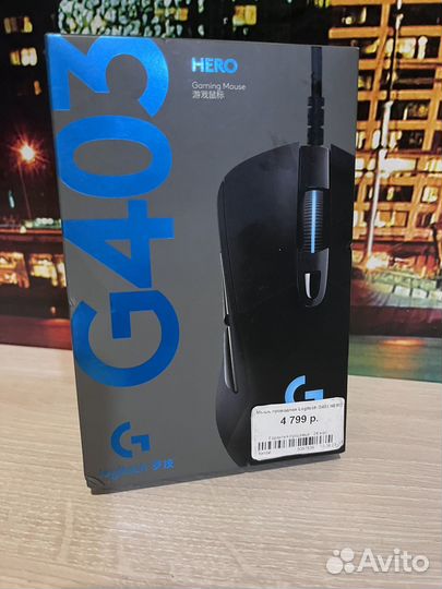 Мышь проводная Logitech G403 hero
