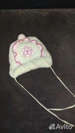 Шапки весна, зима для малышки с 0 до 1,5