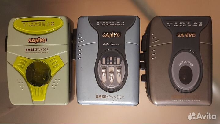 Кассетный плеер sanyo