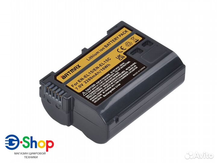 Аккумулятор на Nikon EN-EL15C/EN-EL15 Batmax 2280