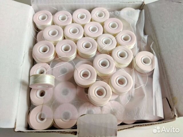 Нить нижняя шпулечная белая