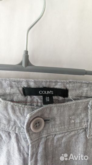 Брюки льняные мужские Collins w34l32