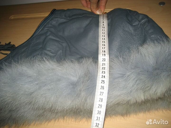 Капюшон с мехом нат.кожа. Или обмен
