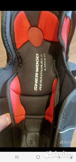 Щитки хоккейные 14 размер