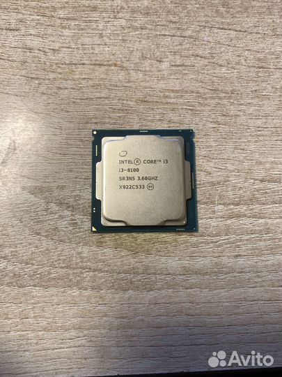 Процессор intel core i3 8100 LGA 1151v2 как новый