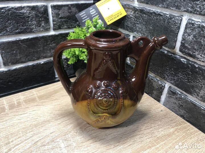 К.3105 Кувшин+ 5 рюмок рюмок керамика СССР