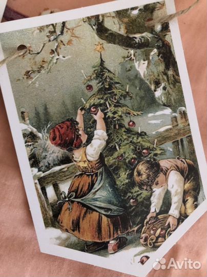 Гирлянда новогодняя винтаж