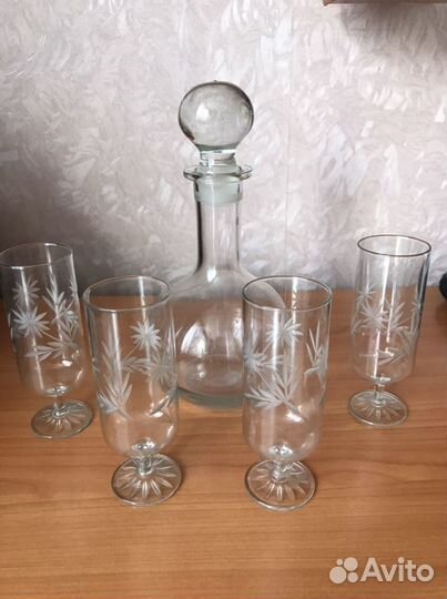 Хрусталь, рюмки, стопки