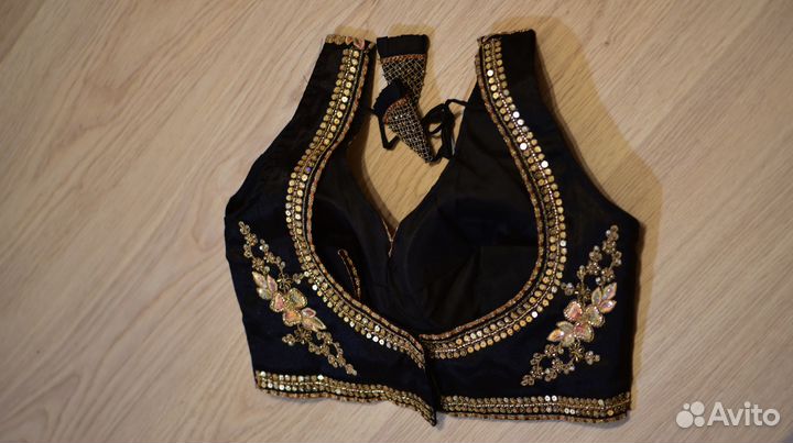 Чоли сари короткий топ блузка бохо ваосток ретро