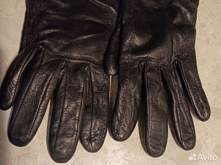 Перчатки женские, нат. кожа
