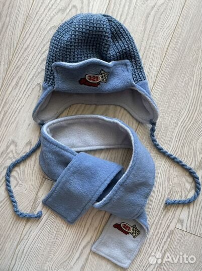 Шапка зимняя и шарф р.51-53 новые