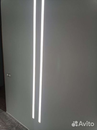 Профиль 3 м. для линейного светильника в стену