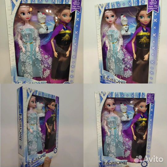 Куклы холодное сердце анна эльза олоф шарнирные