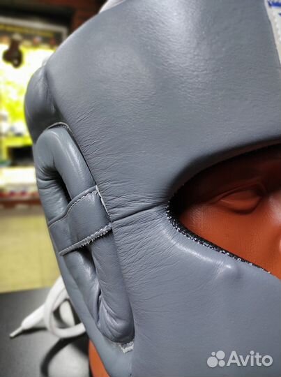 Боксерский шлем Winning MEX Gray