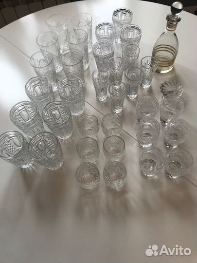 Фужеры хрустальные СССР