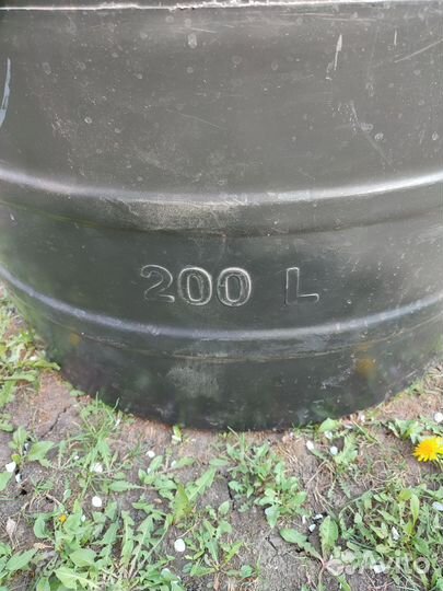 Емкость бак бочка для воды пластиковая 200 литров