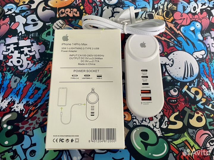 Сетевое зарядное устройство Apple iPhone 35W