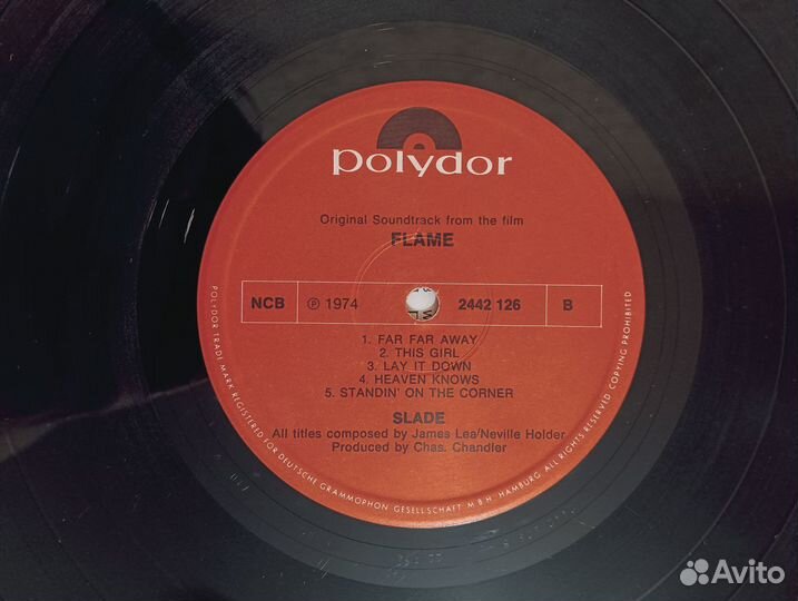 LP Slade - Slade In Flame NCB Polydor 1974г