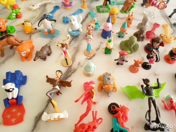 Игрушки из киндер сюрприз разные