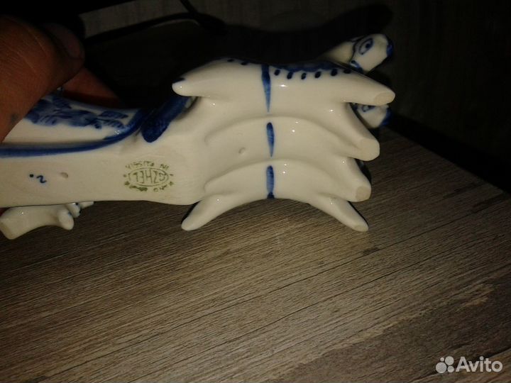 Тройка гжель