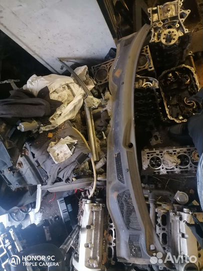 Планка лобового стекла жабо opel astra g