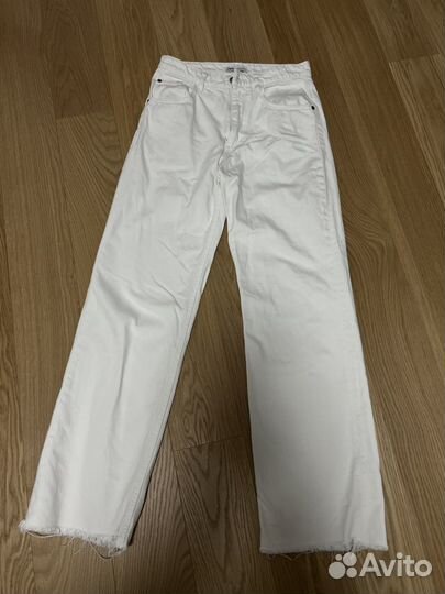 Джинсы Zara белые 36