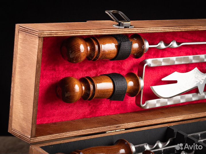 Комплект шампуров Пикник подарочный набор