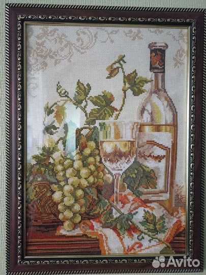 Картина вышивка крестом 30х40см