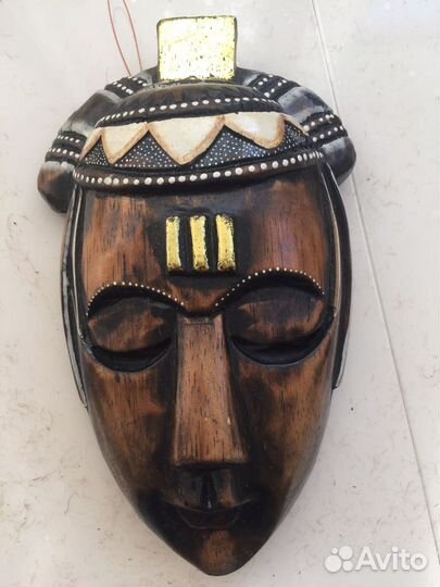 Маски дерево, кожа