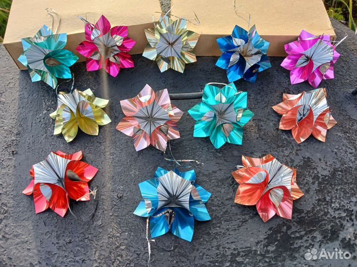 Бронь Советские елочные игрушки из фольги