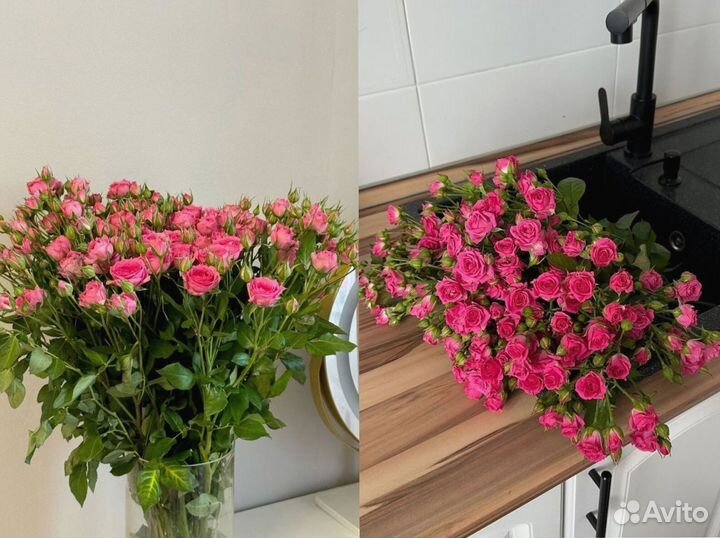 Кустовые розы с доставкой и гарантией