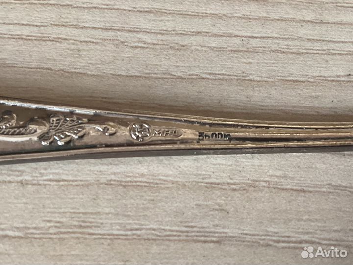 Набор чайные ложки мельхиор