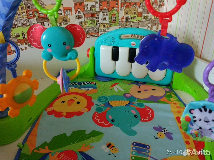 Игровой развивающий коврик Fisher price пи