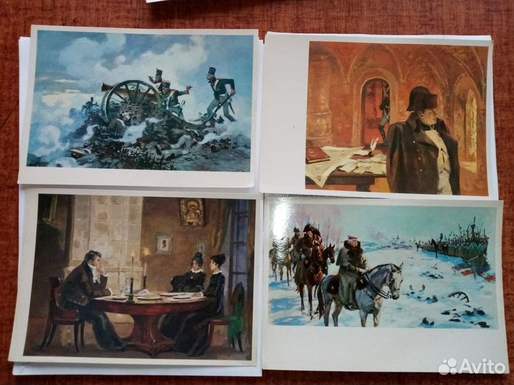 Открытки СССР-Художник-А. Николаев (Война и Мир)