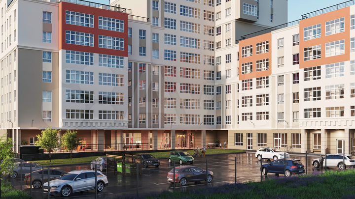 4-к. квартира, 73,1 м², 2/6 эт.