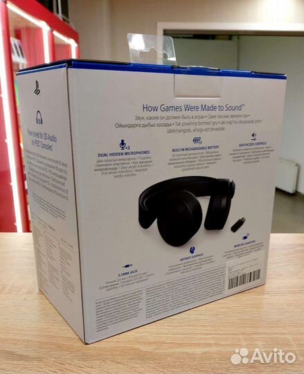 Новые наушники Sony PS5 Pulse 3D