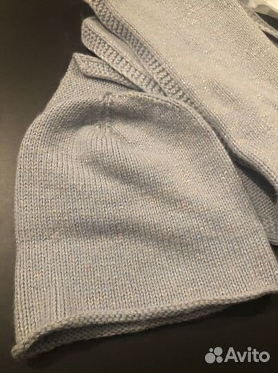 Комплект шапка и шарф меринос