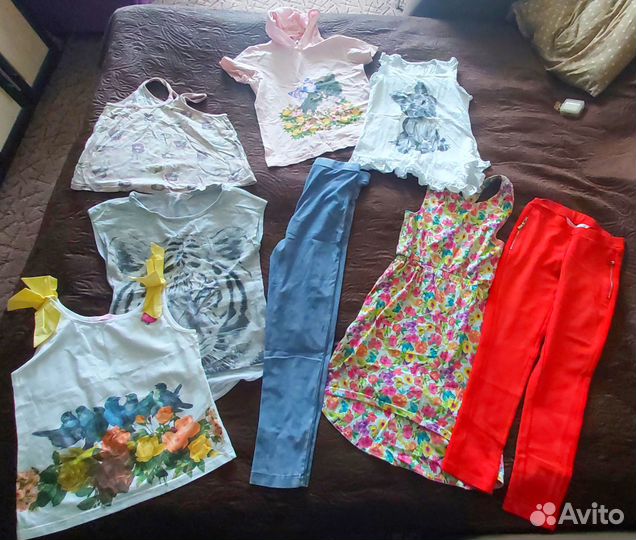Пакет вещей для девочки рост 140-146